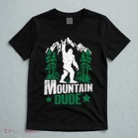 Funny Bigfoot Outdoor Adventures Mountain Dude T-Shirt thumb 5