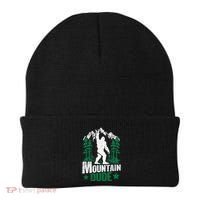 Funny Bigfoot Outdoor Adventures Mountain Dude Beanie thumb 0