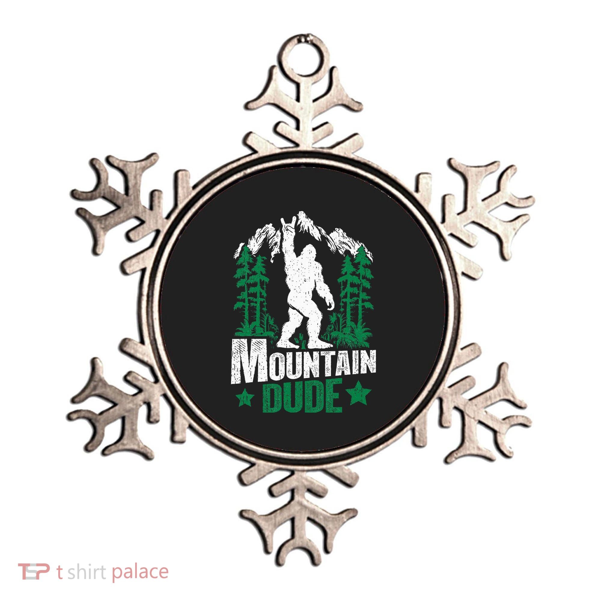 Funny Bigfoot Outdoor Adventures Mountain Dude Ornament