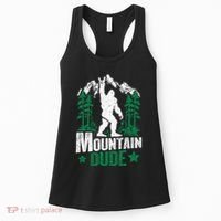 Funny Bigfoot Outdoor Adventures Mountain Dude Women's Tank Top thumb 0