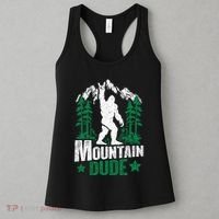 Funny Bigfoot Outdoor Adventures Mountain Dude Women's Tank Top thumb 3