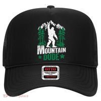Funny Bigfoot Outdoor Adventures Mountain Dude Hat thumb 0