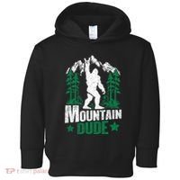Funny Bigfoot Outdoor Adventures Mountain Dude Toddler Hoodie thumb 0