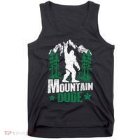 Funny Bigfoot Outdoor Adventures Mountain Dude Tank Top thumb 0