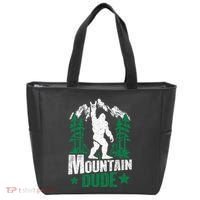 Funny Bigfoot Outdoor Adventures Mountain Dude Tote Bag thumb 0