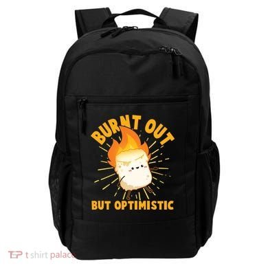 Funny Burnt Out But Optimistic Marshmallow Backpack