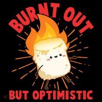 Funny Burnt Out But Optimistic Marshmallow Coffee Mug thumb 5