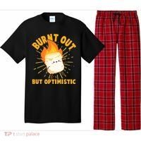 Funny Burnt Out But Optimistic Marshmallow Pajama Set thumb 0