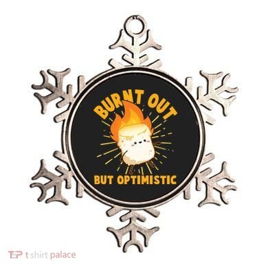 Funny Burnt Out But Optimistic Marshmallow Ornament
