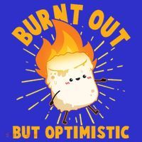 Funny Burnt Out But Optimistic Marshmallow Long Sleeve Shirt thumb 2