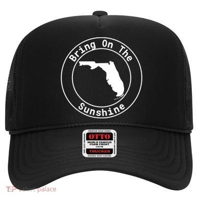 Florida Bring On The Sunshine Sun State Southern Design Gift Hat