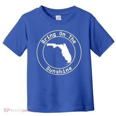 Florida Bring On The Sunshine Sun State Southern Design Gift Toddler T-Shirt