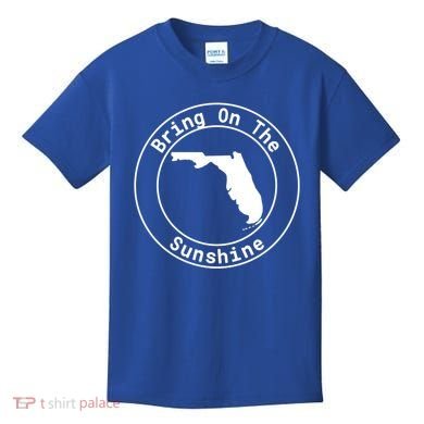 Florida Bring On The Sunshine Sun State Southern Design Gift Kids T-Shirt