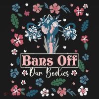 Flower Bans Off Our Bodies Female Choice Women Rights Polo thumb 3