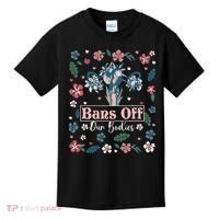 Flower Bans Off Our Bodies Female Choice Women Rights Kids T-Shirt thumb 0