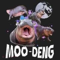 Famous Baby Pygmy Hippo Moo Deng Women's Sweatshirt thumb 2