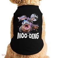 Famous Baby Pygmy Hippo Moo Deng Doggie Tank thumb 0