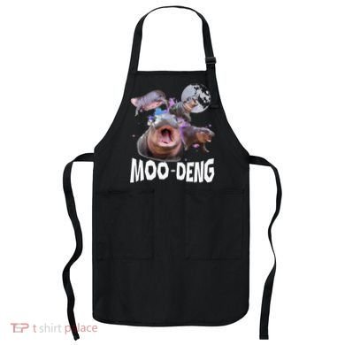 Famous Baby Pygmy Hippo Moo Deng Apron