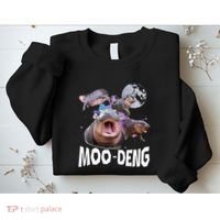 Famous Baby Pygmy Hippo Moo Deng Sweatshirt thumb 2
