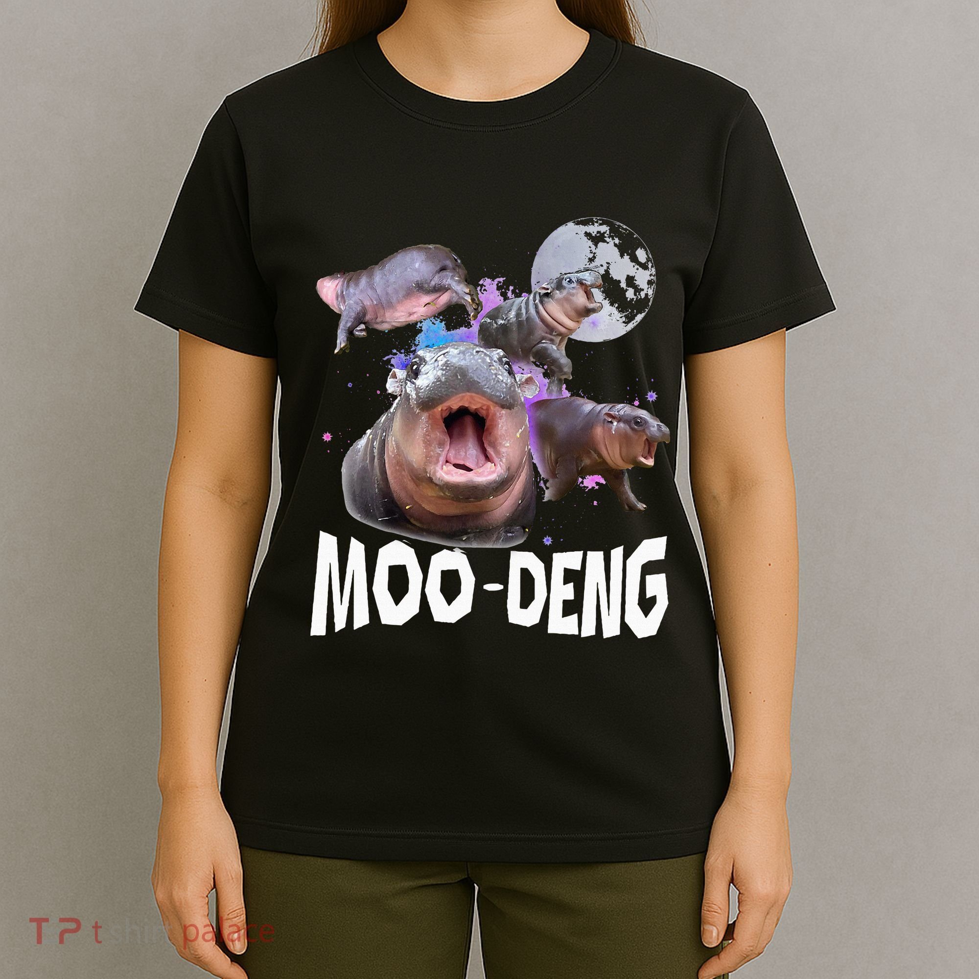 Famous Baby Pygmy Hippo Moo Deng T-Shirt