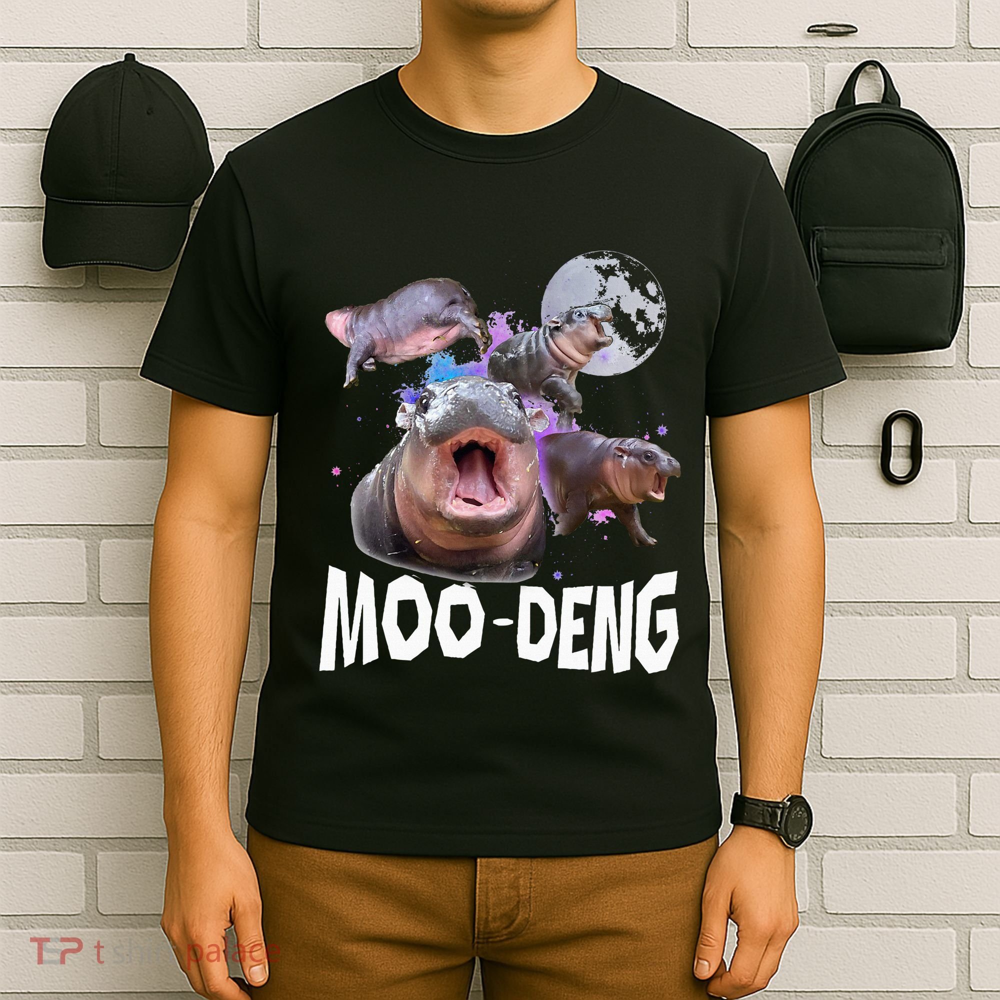 Famous Baby Pygmy Hippo Moo Deng T-Shirt