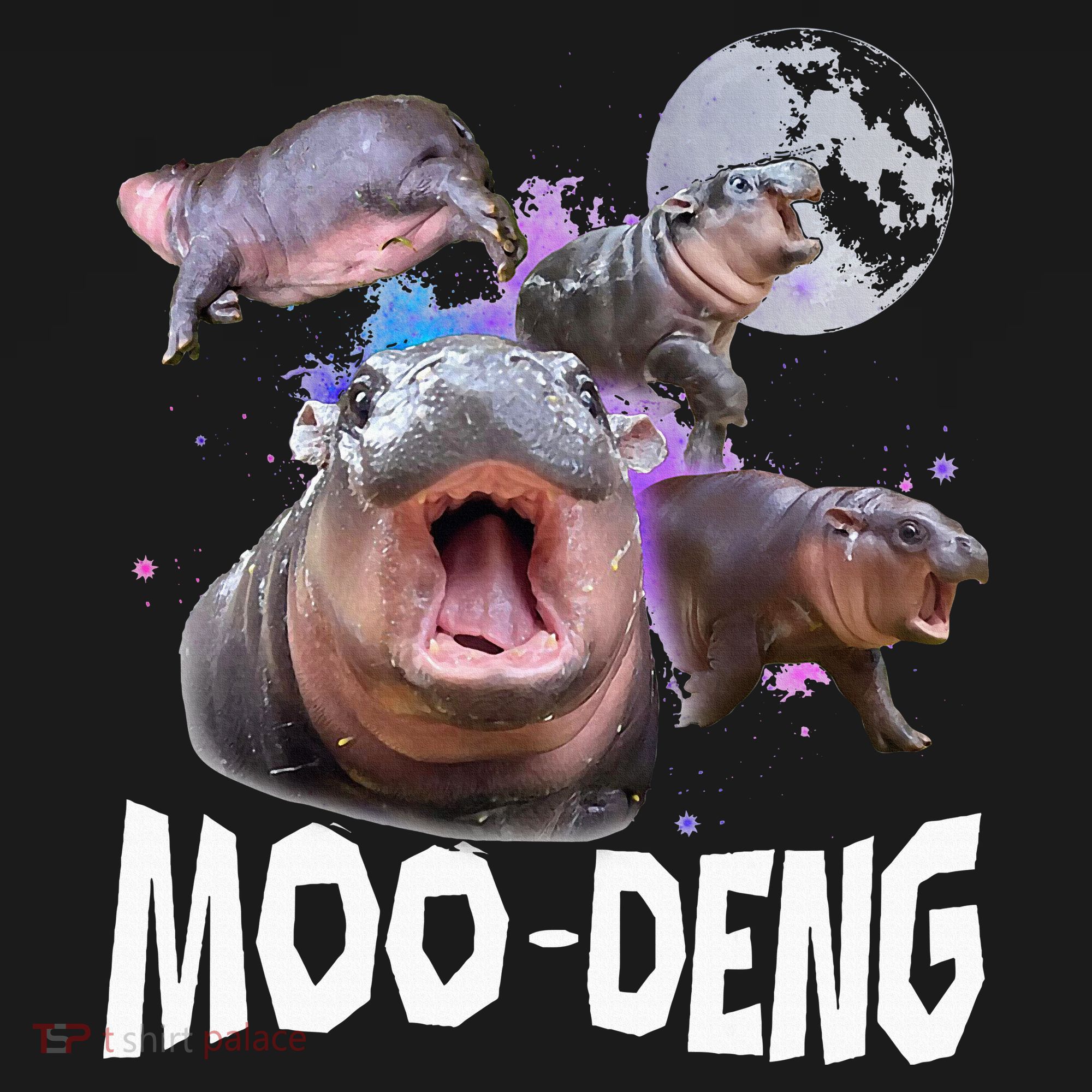 Famous Baby Pygmy Hippo Moo Deng Backpack