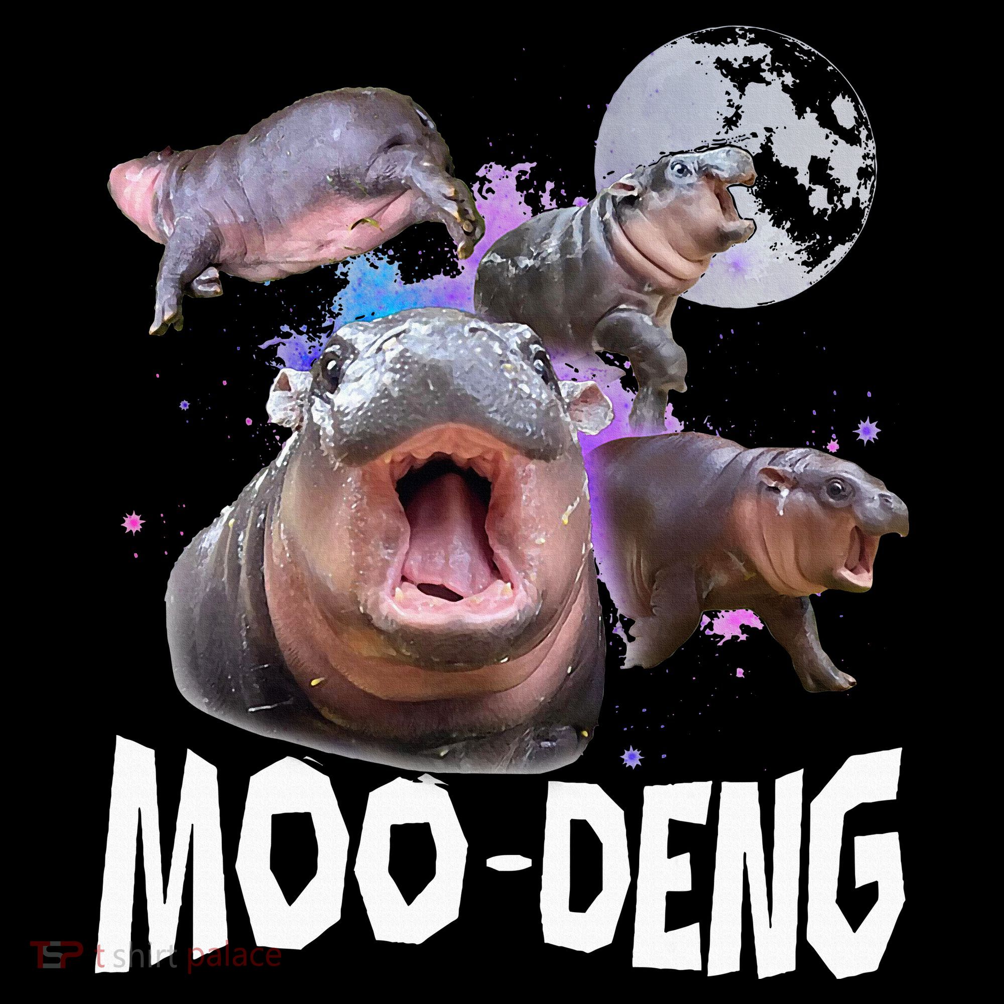 Famous Baby Pygmy Hippo Moo Deng Mousepad