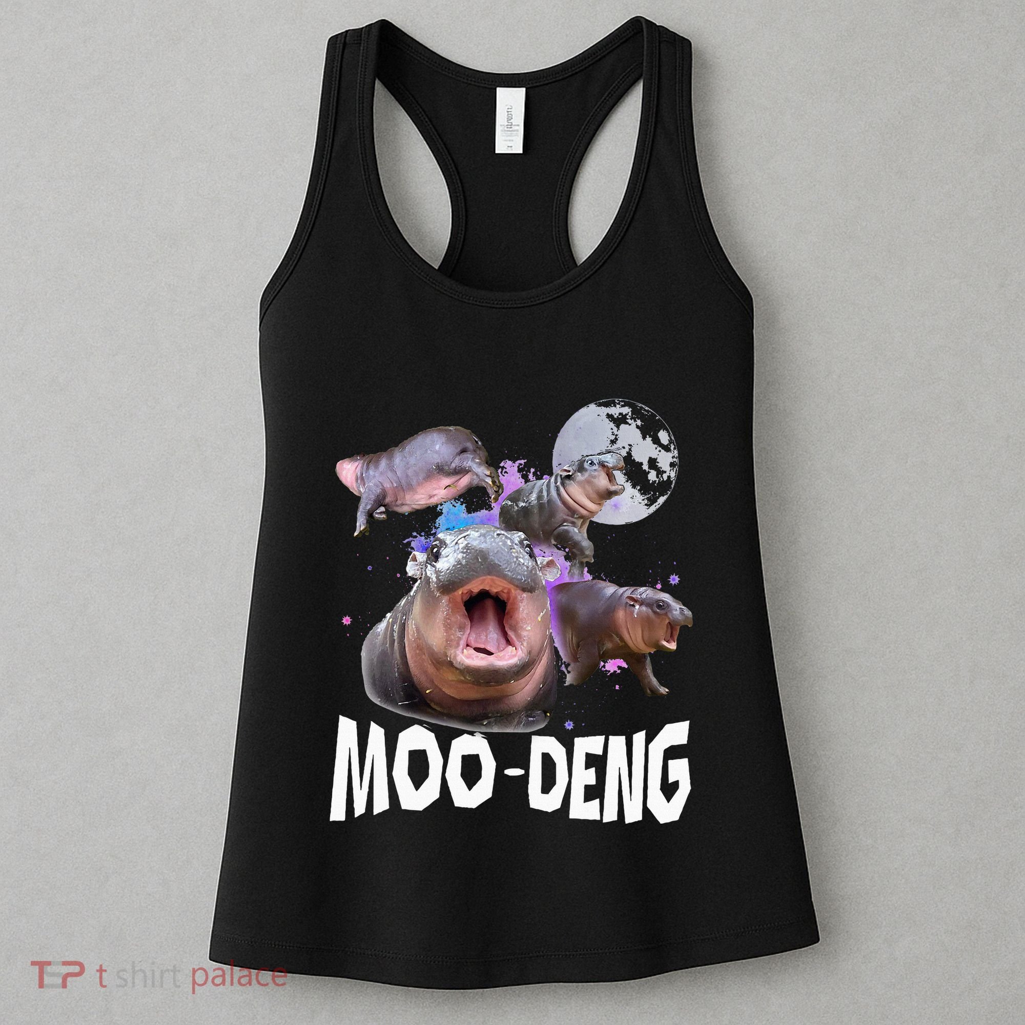 Famous Baby Pygmy Hippo Moo Deng Women's Tank Top