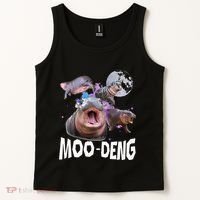 Famous Baby Pygmy Hippo Moo Deng Tank Top thumb 2