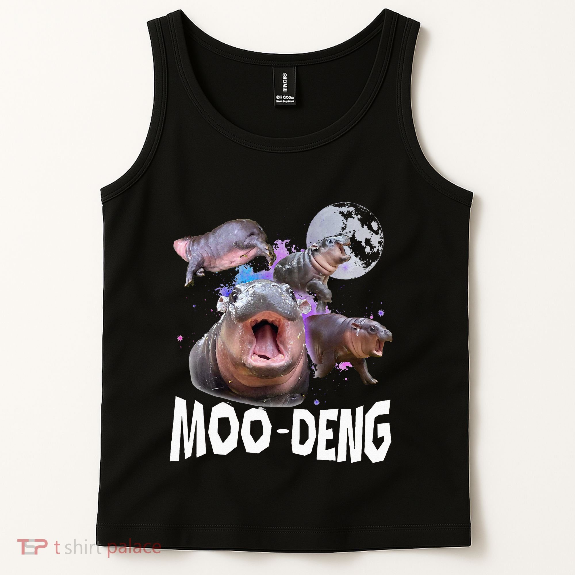 Famous Baby Pygmy Hippo Moo Deng Tank Top