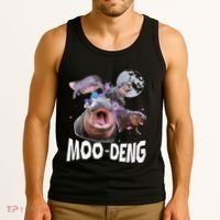 Famous Baby Pygmy Hippo Moo Deng Tank Top thumb 3