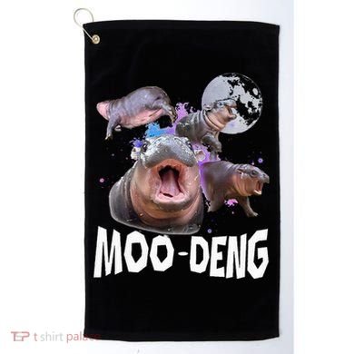 Famous Baby Pygmy Hippo Moo Deng Golf Towel