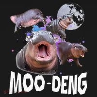 Famous Baby Pygmy Hippo Moo Deng Toddler T-Shirt thumb 4