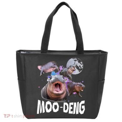 Famous Baby Pygmy Hippo Moo Deng Tote Bag