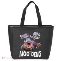 Famous Baby Pygmy Hippo Moo Deng Tote Bag thumb 0