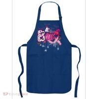 Funny Boo Pumpkin Witch Pink Ribbon Breast Cancer Halloween Apron thumb 0