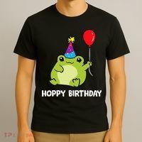 Frog Birthday Present Happy Birthday Cute Frog T-Shirt thumb 3