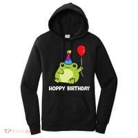 Frog Birthday Present Happy Birthday Cute Frog Women's Hoodie thumb 0