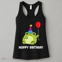 Frog Birthday Present Happy Birthday Cute Frog Women's Tank Top thumb 3