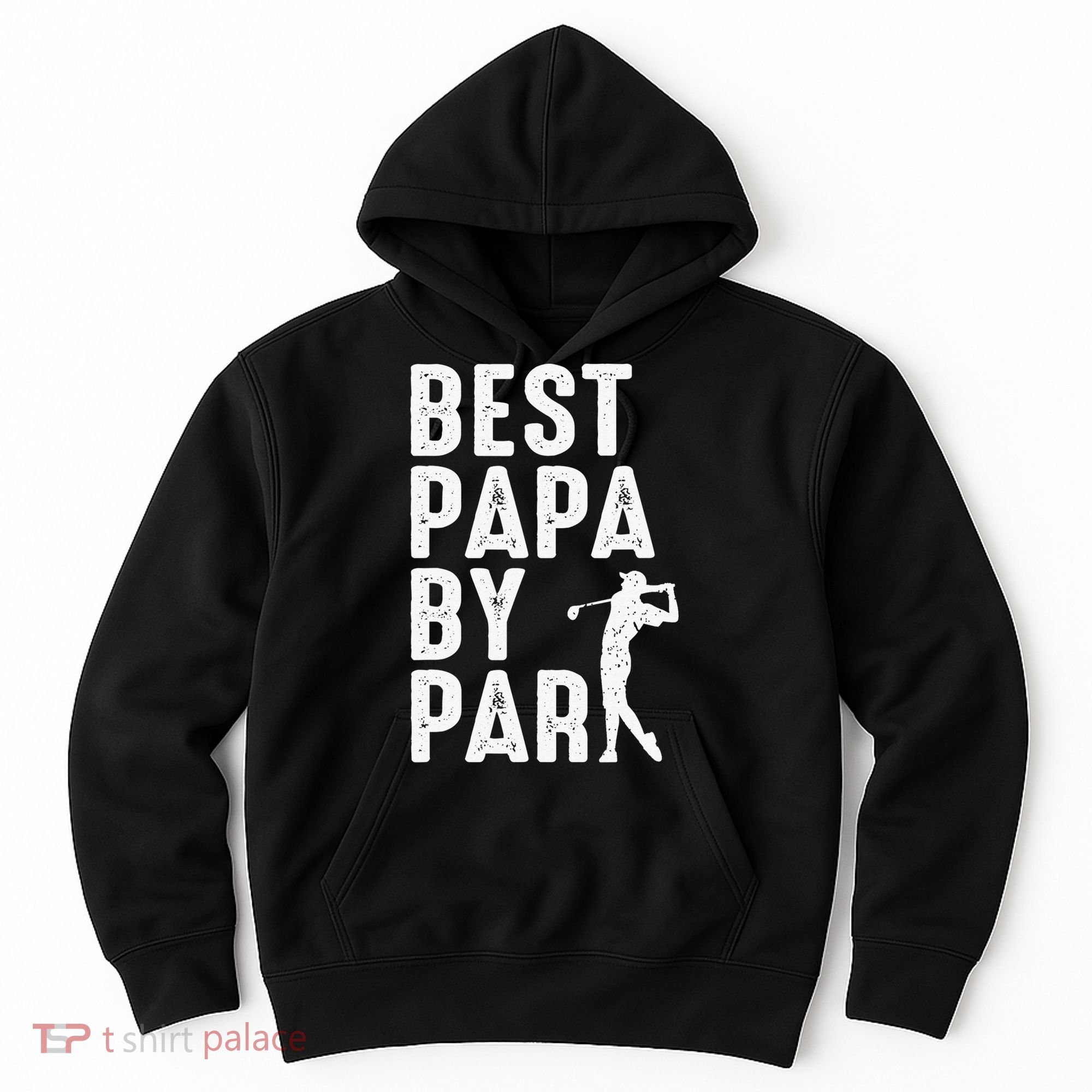 Funny Best Papa By Par Father's Day Golf Gift Grandpa Hoodie
