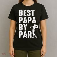 Funny Best Papa By Par Father's Day Golf Gift Grandpa T-Shirt thumb 4