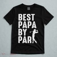 Funny Best Papa By Par Father's Day Golf Gift Grandpa T-Shirt thumb 5