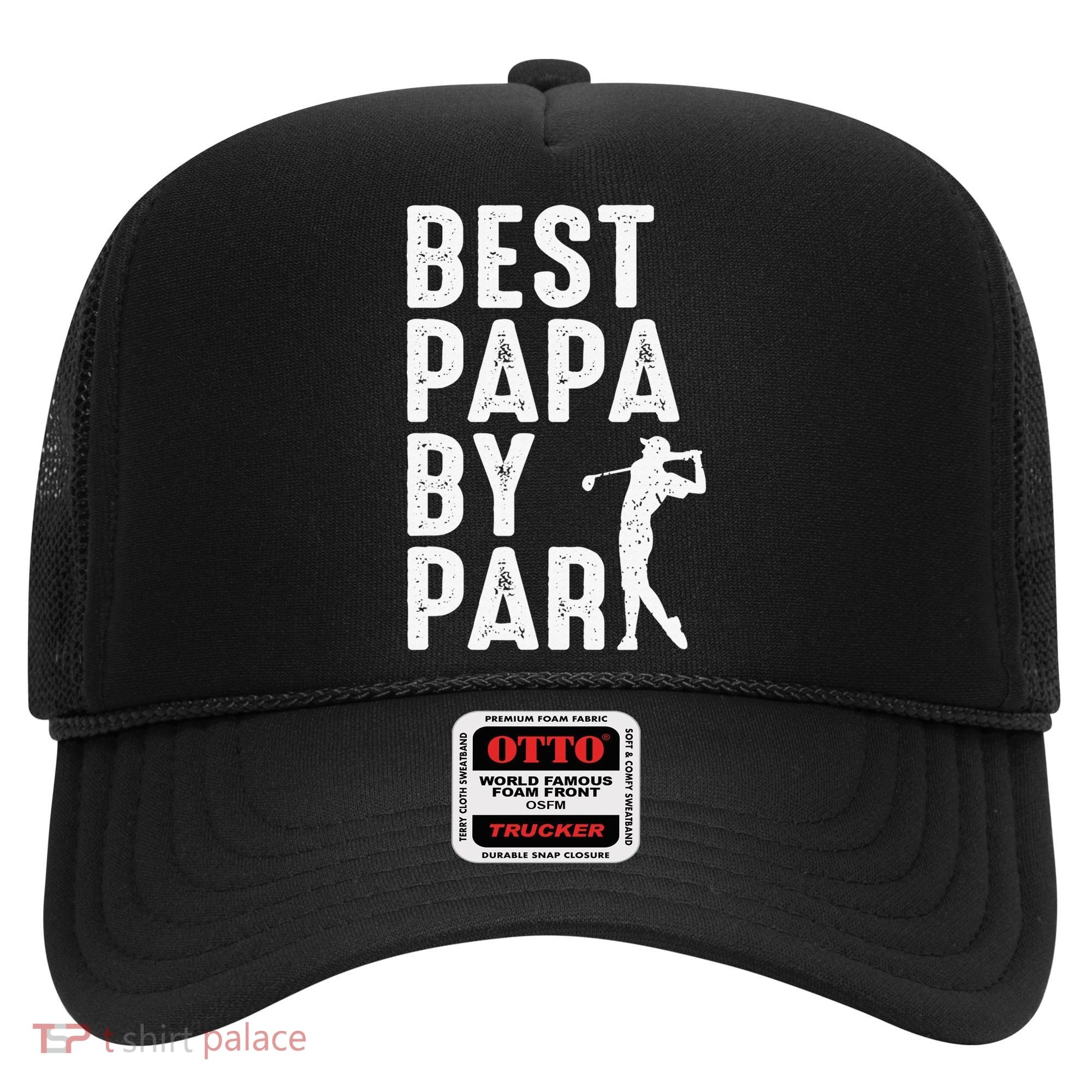 Funny Best Papa By Par Father's Day Golf Gift Grandpa Hat