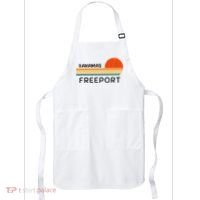 Freeport Bahamas Palm Tree Beach Retro Cool Sunset Novelty Apron thumb 0