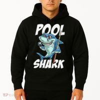Funny Billiards Pool Shark Snooker Hall Joke Billiard Hoodie thumb 2