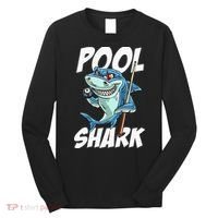 Funny Billiards Pool Shark Snooker Hall Joke Billiard Long Sleeve Shirt thumb 0