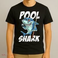 Funny Billiards Pool Shark Snooker Hall Joke Billiard T-Shirt thumb 3