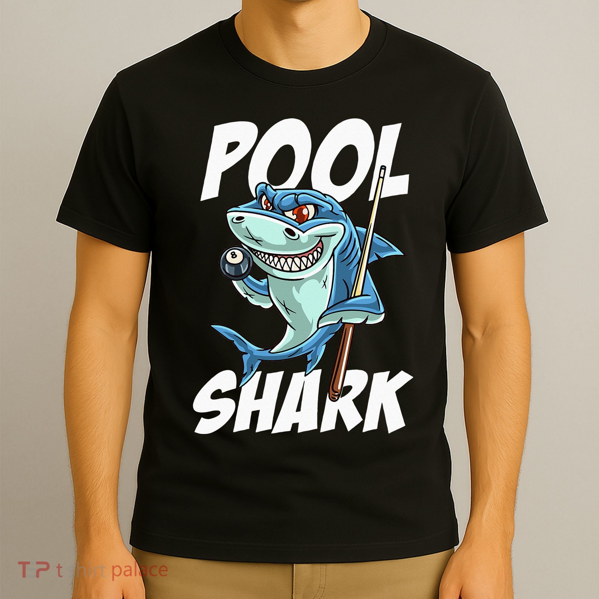 Funny Billiards Pool Shark Snooker Hall Joke Billiard T-Shirt
