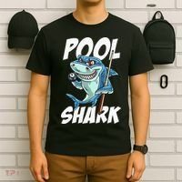 Funny Billiards Pool Shark Snooker Hall Joke Billiard T-Shirt thumb 6
