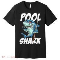 Funny Billiards Pool Shark Snooker Hall Joke Billiard Premium T-Shirt thumb 0